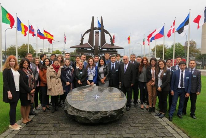 Students of Diplomatic School of Armenia visit International Organisations in Brussels and Vienna