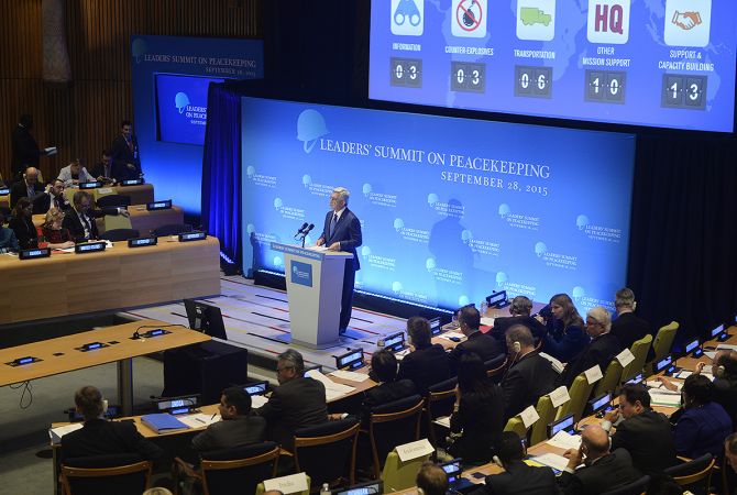  Вовлеченность Армении в сферу международного миротворчества постепенно 
углубляется: президент Армении 