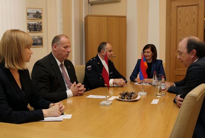 Ambassador of Armenia introduces Azerbaijani-led conflict escalation activities to Lithuania Defense 
Minister
