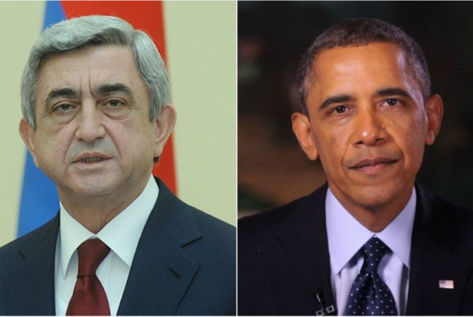 President Sargsyan sends condolence telegram to Barack Obama