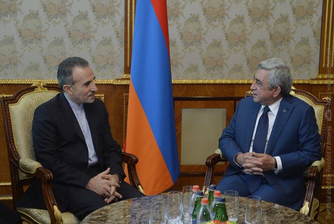 Armenian President: Relations with Iran are conditioned by mutual economic interests