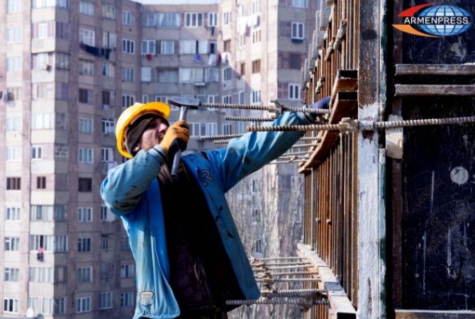 Construction branch grows by 0,2%  in Armenia