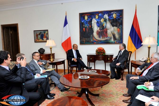 Edward Nalbandian and Harlem Désir discuss Armenia-EU cooperation issues