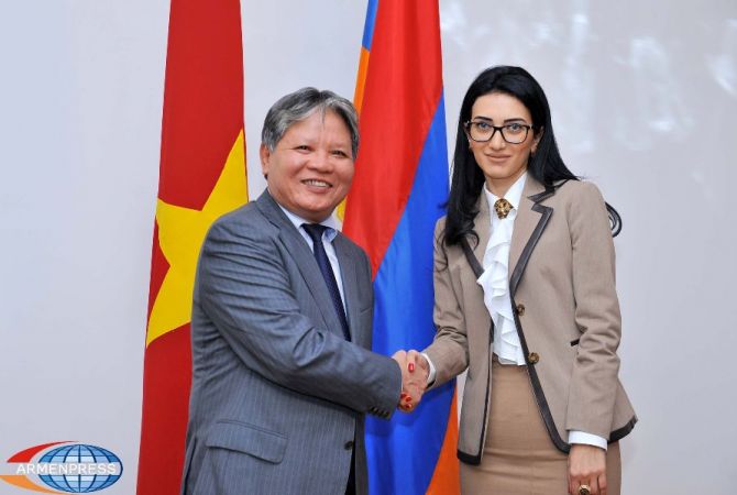  Армения и Вьетнам будут сотрудничать в вопросах уголовного законодательства и 
организации судебных дел 