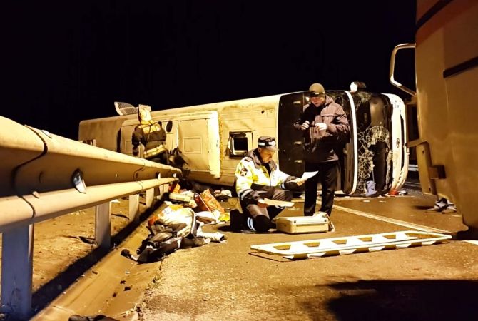  Установлены имена всех 8 погибших под Тулой в результате аварии автобуса рейса 
Москва-Ереван 