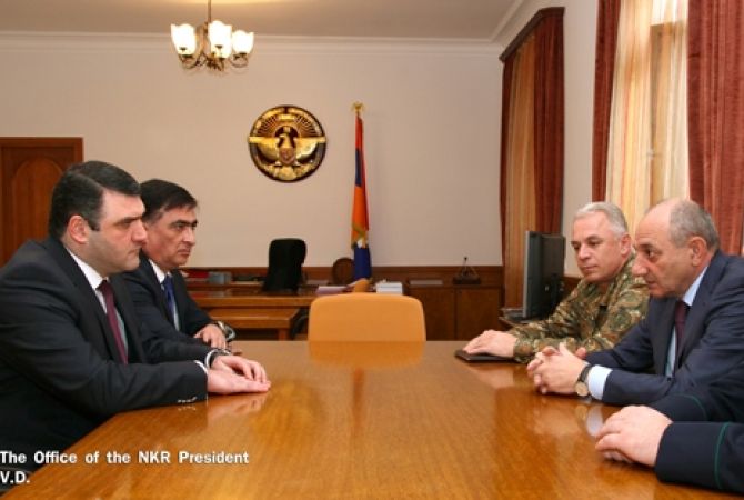 Bako Sahakyan receives delegation headed by Gevorg Kostanyan