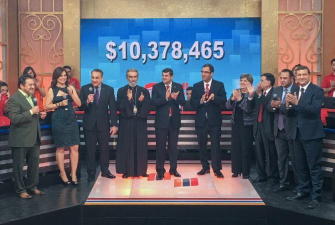 Hayastan All-Armenian Fund’s telethon 2015 raises over $10.3 million to construct 
houses for Artsakh large families