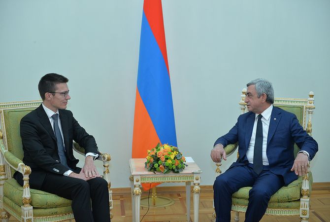 Armenia is ready to deepen relations with Denmark: Serzh Sargsyan 