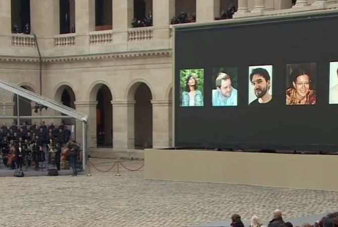 Փարիզում ընթանում Է ահաբեկչության զոհերի հիշատակին նվիրված արարողությունը