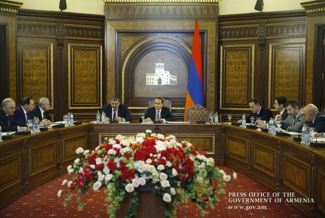 В правительстве Армении состоялось совещание по вопросам стимуляции экспорта 
местного производства