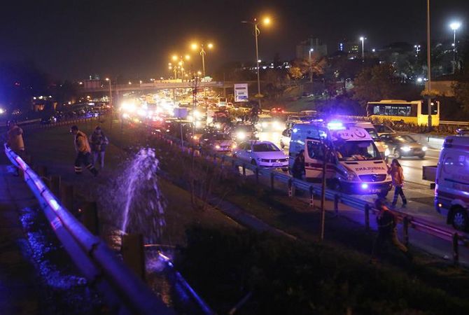 Power explosion in Istanbul caused by a bomb