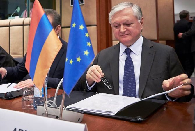 Minister Nalbandian presents developments in Karabakh conflict settlement process during 
Armenia-EU Cooperation Council meeting