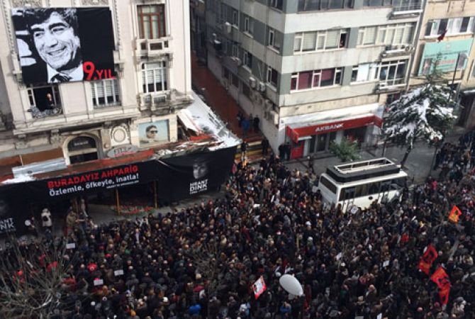 Hrant Dink commemoration ceremonies launched in Istanbul.