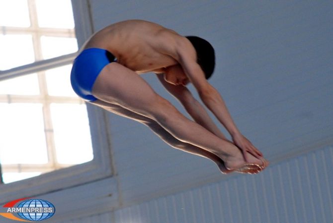  Армянские спортсмены принимают участие в Гран-при по прыжкам в воду в Германии 