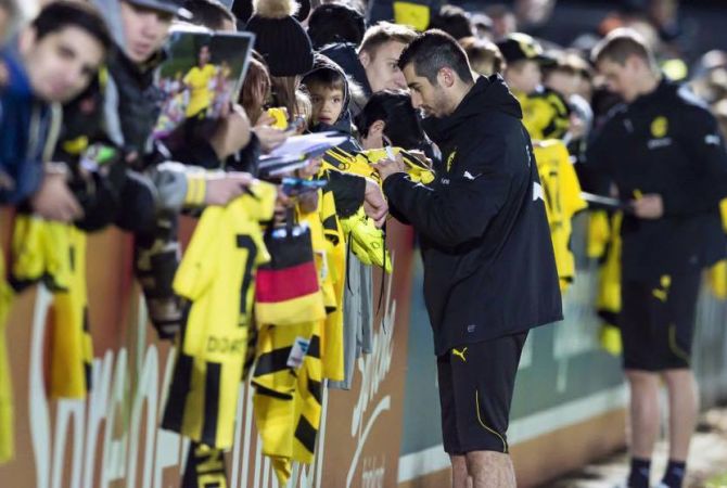 Henrikh Mkhitaryan is in Borussia Dortmund- Ingolstadt match starting lineup 