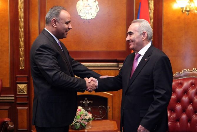 Galust Sahakyan received the Ambassador Extraordinary and Plenipotentiary of the State of 
Kuwait