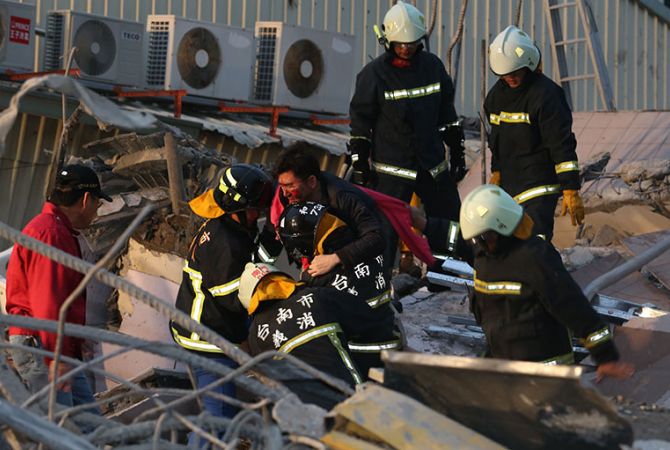 Количество жертв землетрясения на Тайване увеличилось до 11 человек