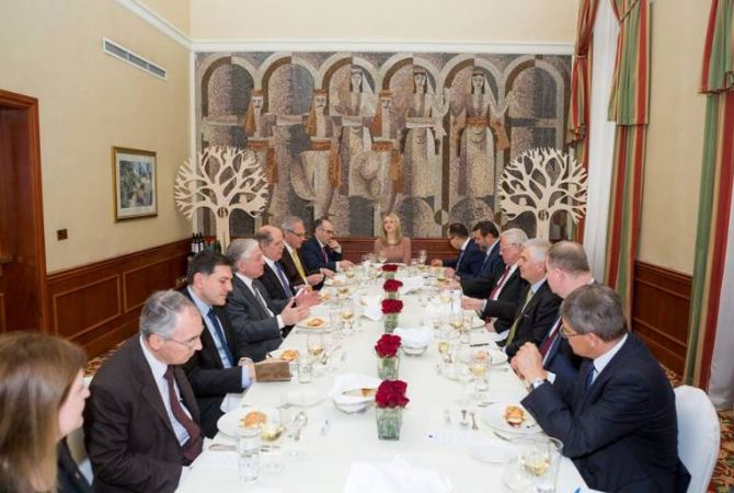 Edward Nalbandian had working lunch at EU delegation to Armenia