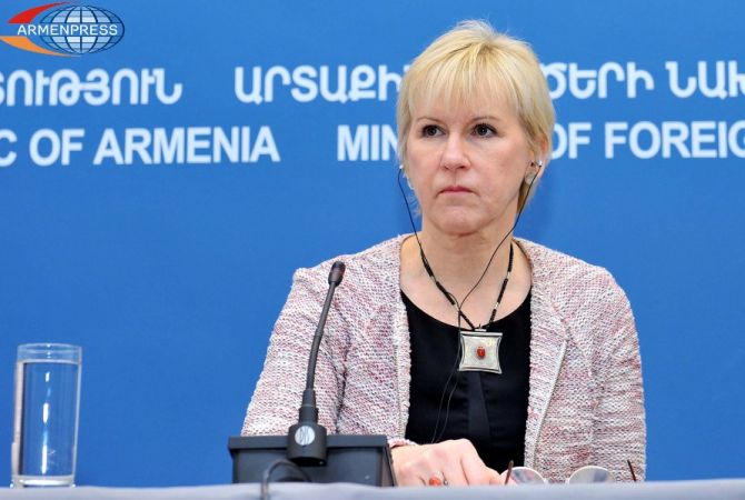 Министр иностранных дел Швеции поедет из Еревана в Баку