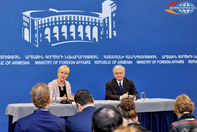 Главы МИД Армении и Швеции отметили динамичное развитие двусторонних отношений