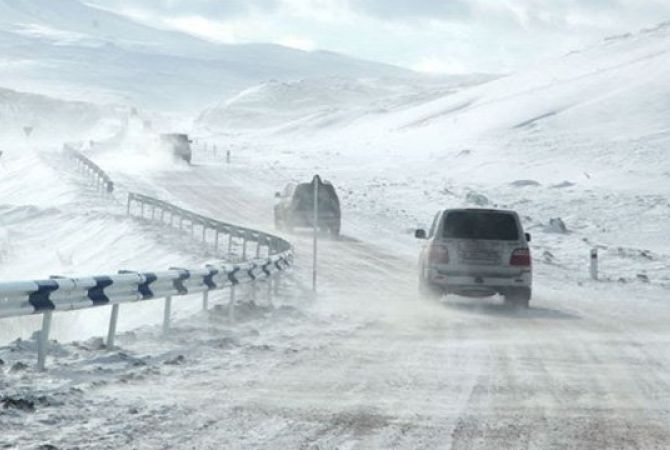 Black ice is formed on Sisian-Goris and Goris-Kapan roadways of Syunik province