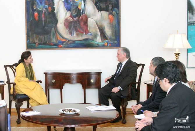 وزير الخارجية إدوارد نالبانديان يستقبل نائبة الأمين العام للأمم المتحدة لمنطقة آسيا و المحيط الهادئ