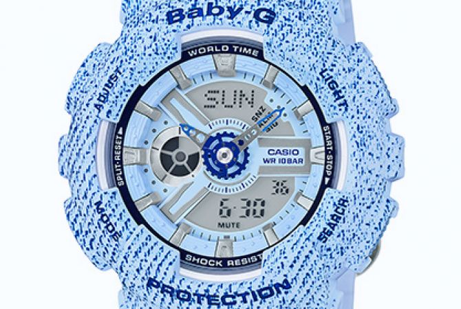 Принадлежащий Casio бренд Baby-G сделал «джинсовыеե часы