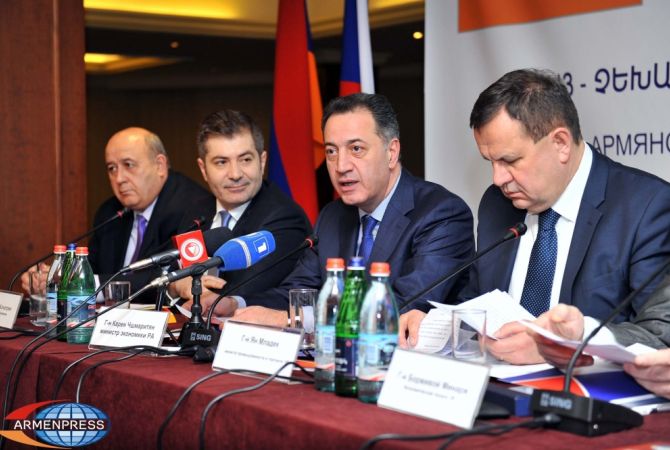 Армения готова стать центром интересов для международной, в том числе чешской 
бизнес-общины: министр