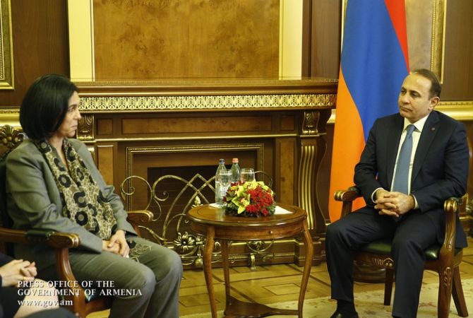 Премьер-министр Армении принял вице-председателя французской компании «Веолиа» 
по странам Центральной и Восточной Европы
