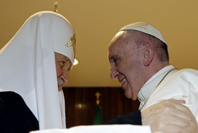 Meeting of millennium: Patriarch of Moscow and All Russia Kirill and Pope Francis sign declaration in 
Cuba
