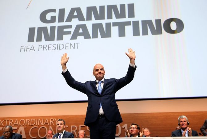 Gianni Infantino elected Fifa president 