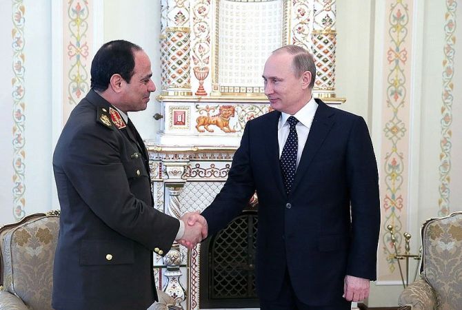 Путин и президент Египта обсудили ситуацию с перемирием в Сирии