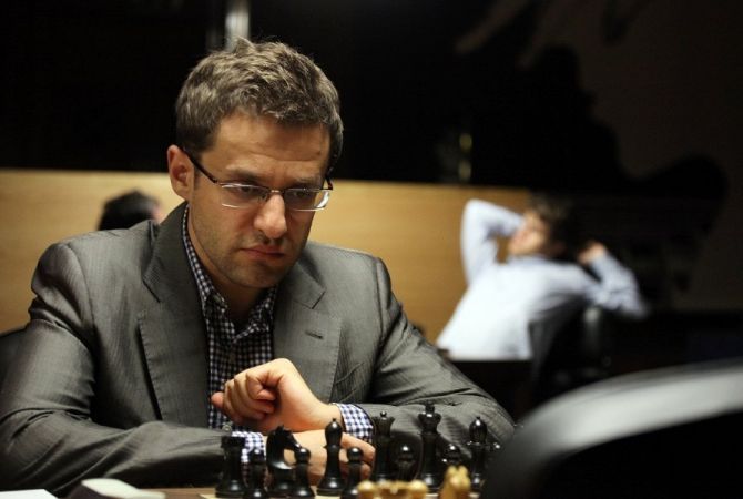 Левон Аронян сыграл вничью с Петром Свидлером в четвертом туре шахматного турнира 
претендентов в Москве
