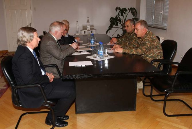 Artsakh Defense Minister introduces irrefutable evidences of Azerbaijani aggression against NKR 
to MG Co-chairs