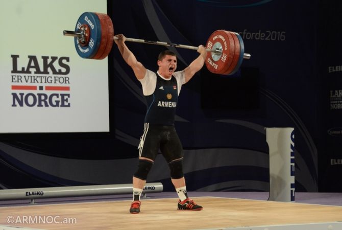 Andranik Karapetyan becomes European Weightlifting Champion