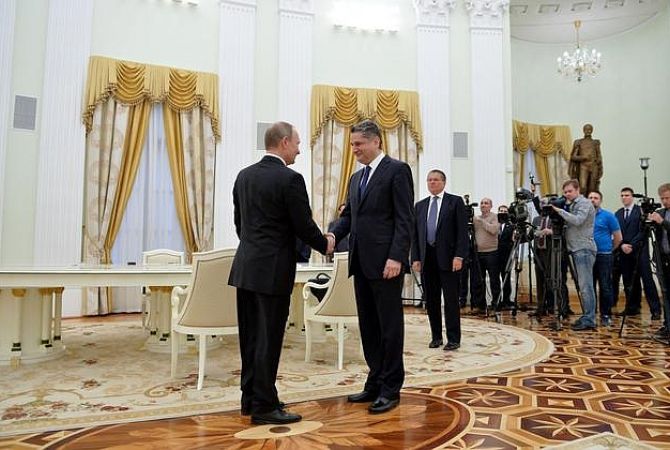 الرئيس الروسي يستقبل الأمين العام للاتحاد الأقتصادي الأوراسي تيكران سركيسيان
