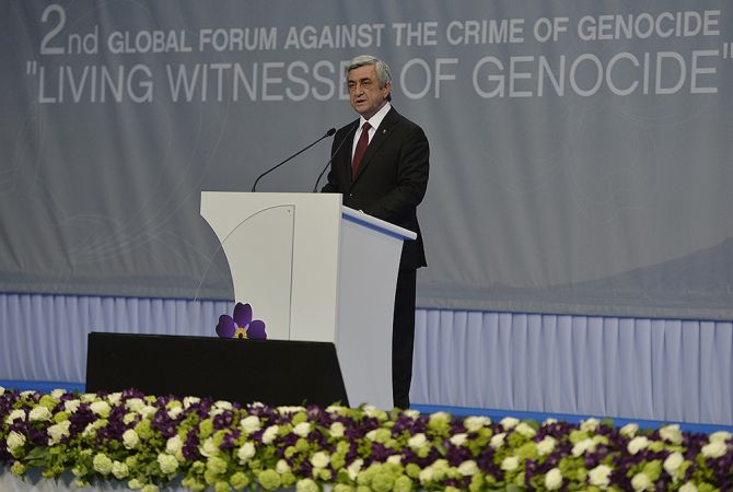 President draws attention of International community on genocide survivors