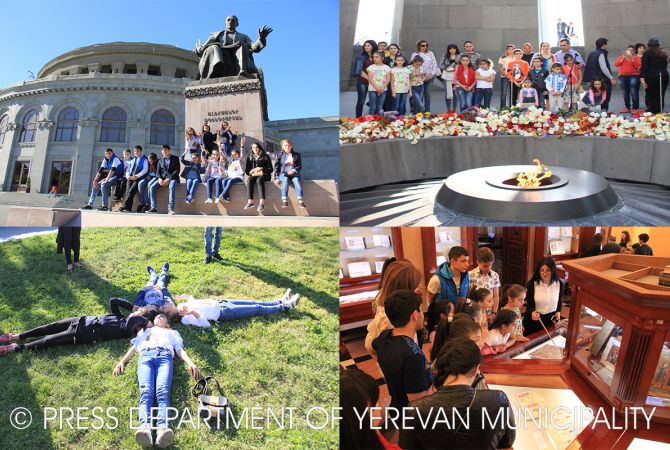 Karabakhi children visit Yerevan