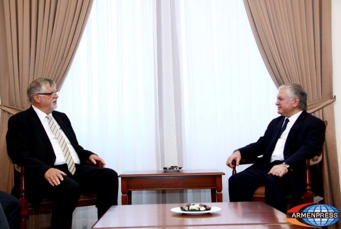 Armenian Foreign Minister receives EU Special Representative for South Caucasus and crisis in 
Georgia