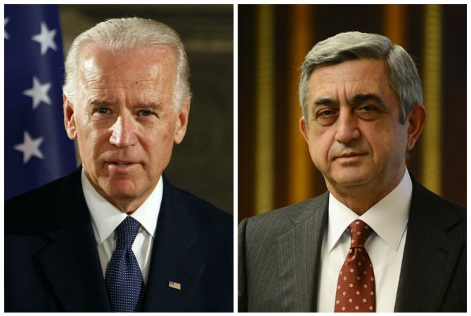 President Sargsyan and US Vice President discuss current phase of Nagorno Karabakh conflict