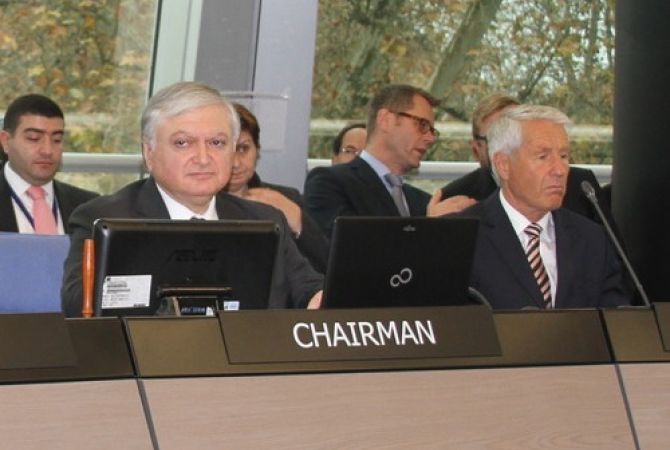 Armenian Foreign Minister: Membership to CoE was a great and responsible step for Armenia