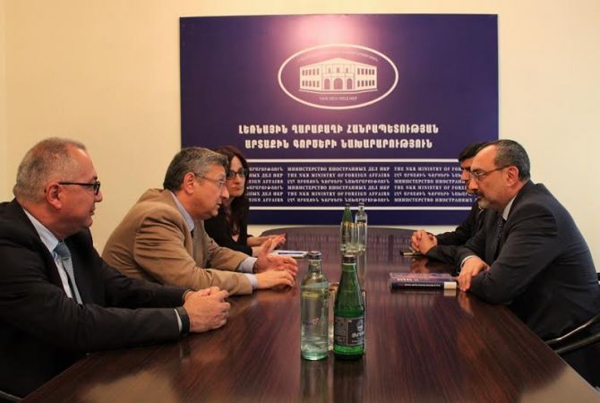 NKR FM and Delegation of Armenian Assembly of America discuss ways of strengthening 
cooperation