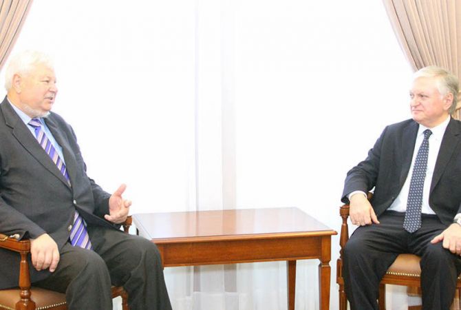 Armenian FM meets OSCE Personal Representative of Chairperson-in-Office