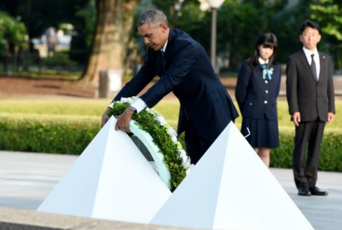 Obama calls for 'world without nuclear weapons' in Hiroshima