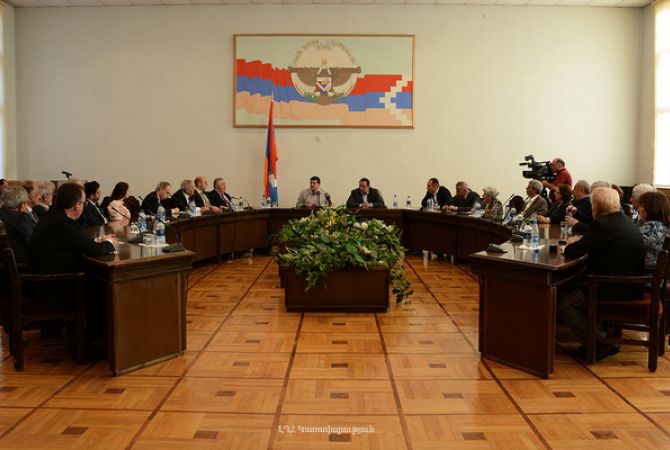 PM of Nagorno Karabakh meets “Hayastan” All Armenian Fund Director