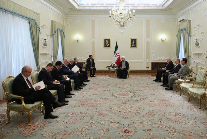 Armenian FM meets President of Iran in Tehran