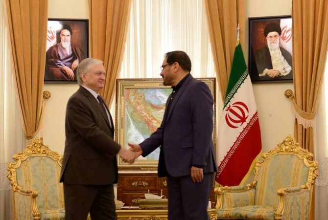 Armenian FM meets Iranian Vice-President and Secretary of Supreme National Security Council in 
Tehran