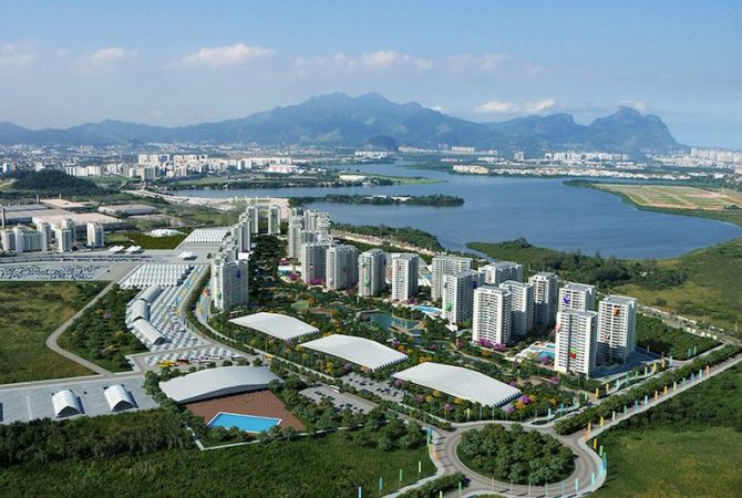 Rio athletes' village unveiled