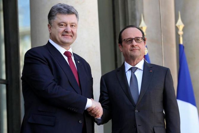 Hollande, Poroshenko discuss holding “Normandy Four” new summit