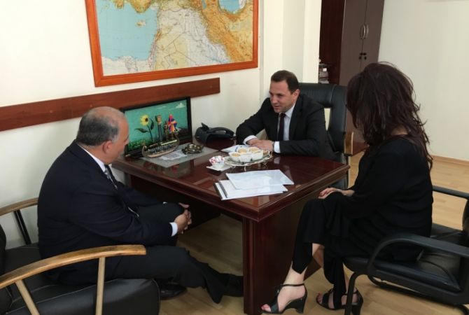 First Deputy Defense Minister, representatives of Armenian Assembly of America discuss regional 
developments
